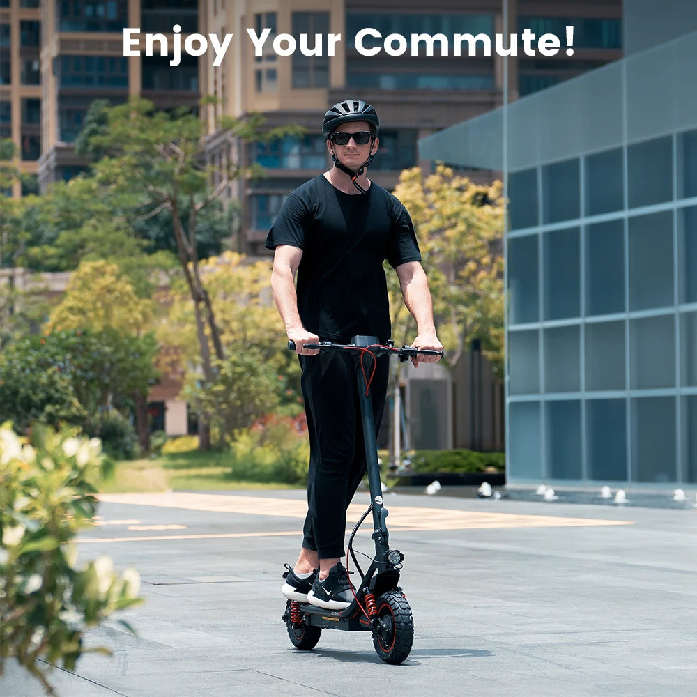 iScooter i10Pro – Patinete Eléctrico 48V 15Ah, Neumáticos de 10", Autonomía de 50–60 km y App