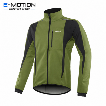 Chaqueta Térmica Cortavientos Softshell con Forro Polar | Protección Total para Movilidad Urbana