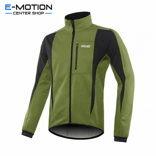 Chaqueta Térmica Cortavientos Softshell con Forro Polar | Protección Total para Movilidad Urbana