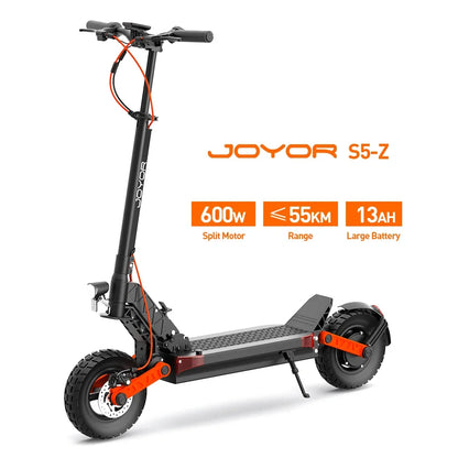 JOYOR S5-Z – Patinete Eléctrico 48V 13Ah, Neumáticos de 10×3", 25 km/h y Autonomía de 40–55 km