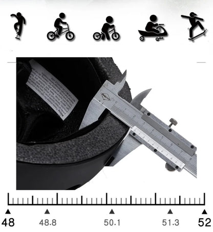 Casco de Seguridad para Patinete Eléctrico, Bicicleta y Skate – Adultos y Niños