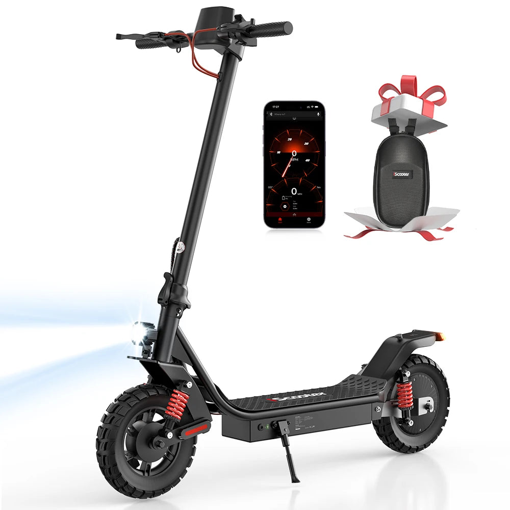 iScooter i10Pro – Patinete Eléctrico 48V 15Ah, Neumáticos de 10", Autonomía de 50–60 km y App
