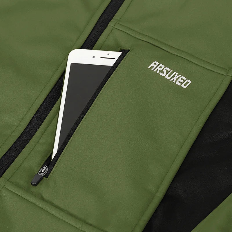 Chaqueta Térmica Cortavientos Softshell con Forro Polar | Protección Total para Movilidad Urbana