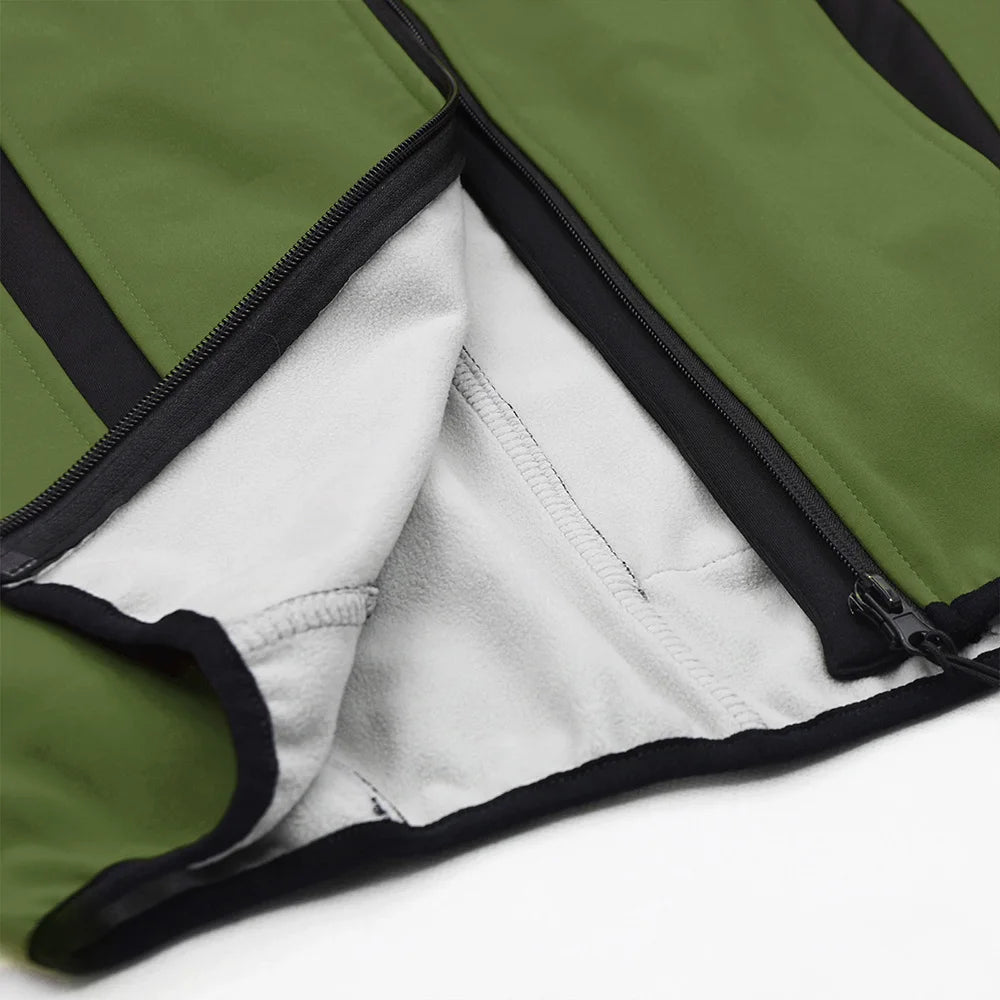 Chaqueta Térmica Cortavientos Softshell con Forro Polar | Protección Total para Movilidad Urbana