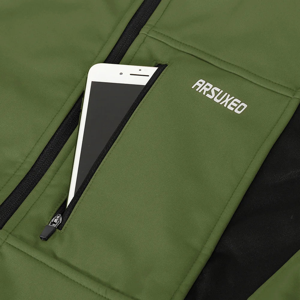 Chaqueta Térmica Cortavientos Softshell con Forro Polar | Protección Total para Movilidad Urbana