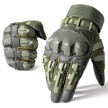 Guantes Tácticos para Exterior con Pantalla Táctil, Protección de Nudillos y Agarre Antideslizante